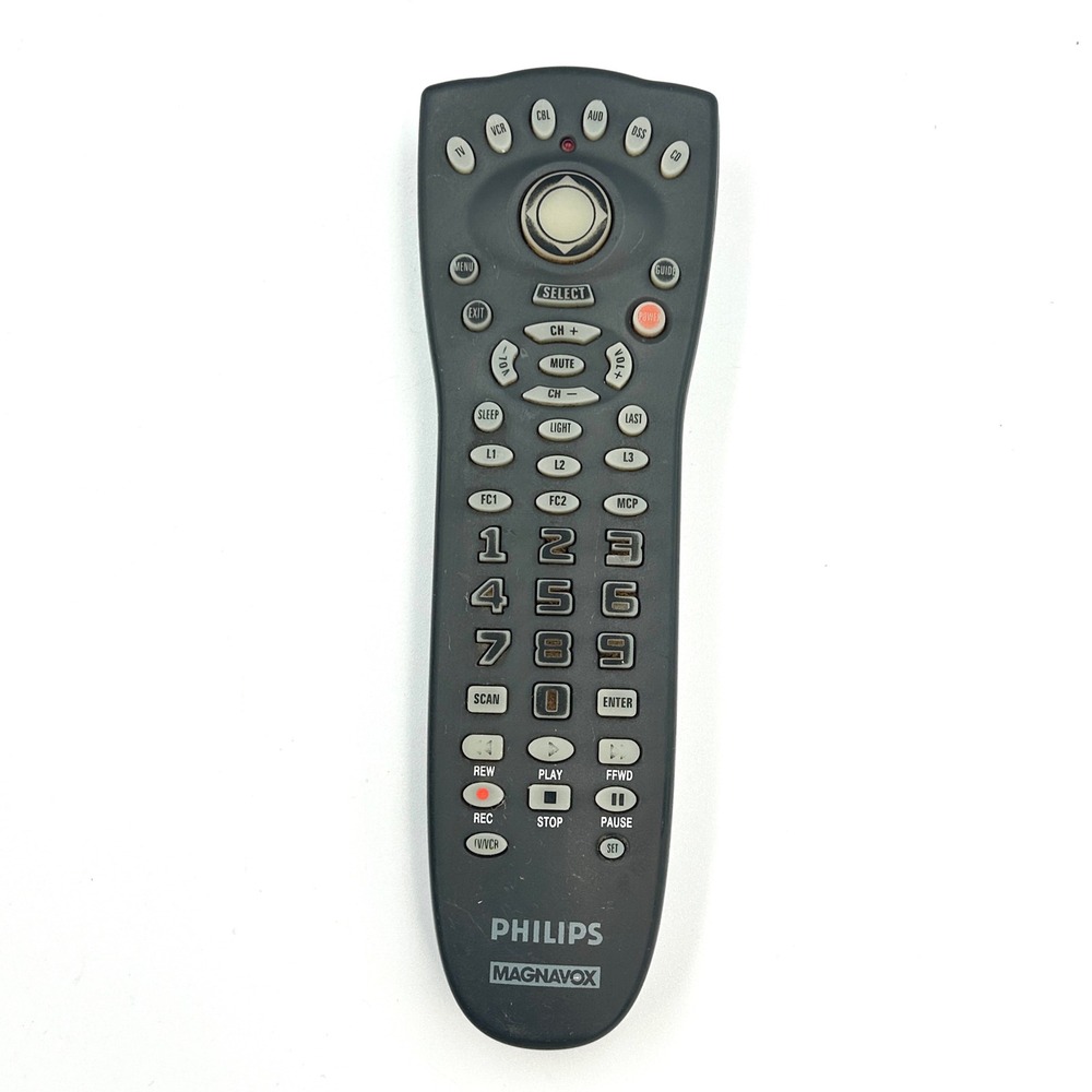 Philips Magnavox REM400 Universal Learning Remote DSS TV VCR Tested Works‎